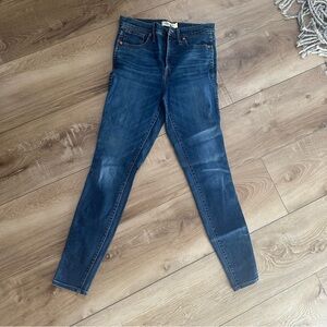 Madewell 10” High Rise Skinny Jeans - 29 Tall